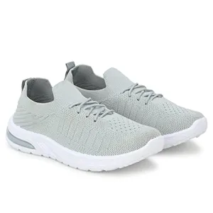 Birde Women Grey Mesh Casual Shoes Sneakers- 6 UK Size