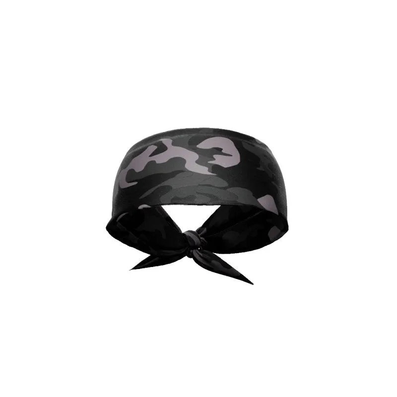 Blackout Camo Tie Headband