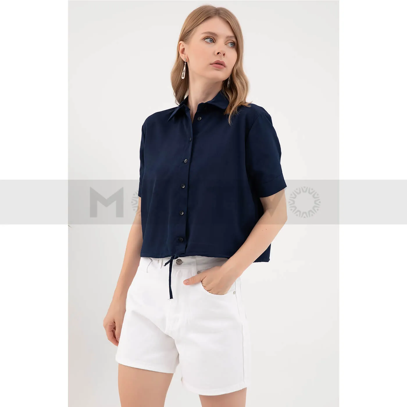 Blue Short Sleeve Shirt