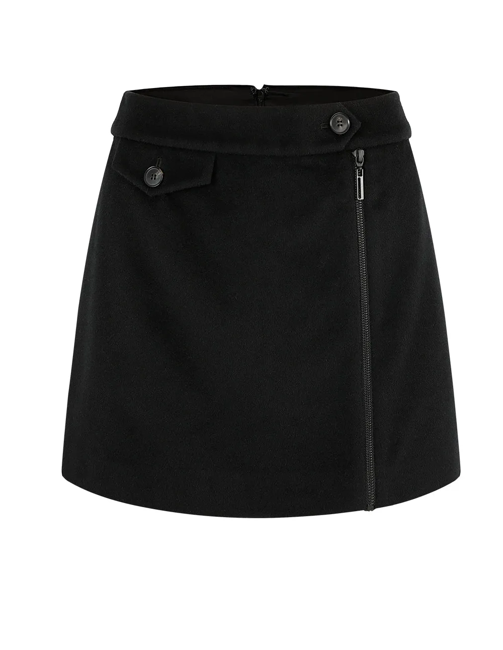 BORA AKSU SIDE ZIP-UP MINI SKIRT