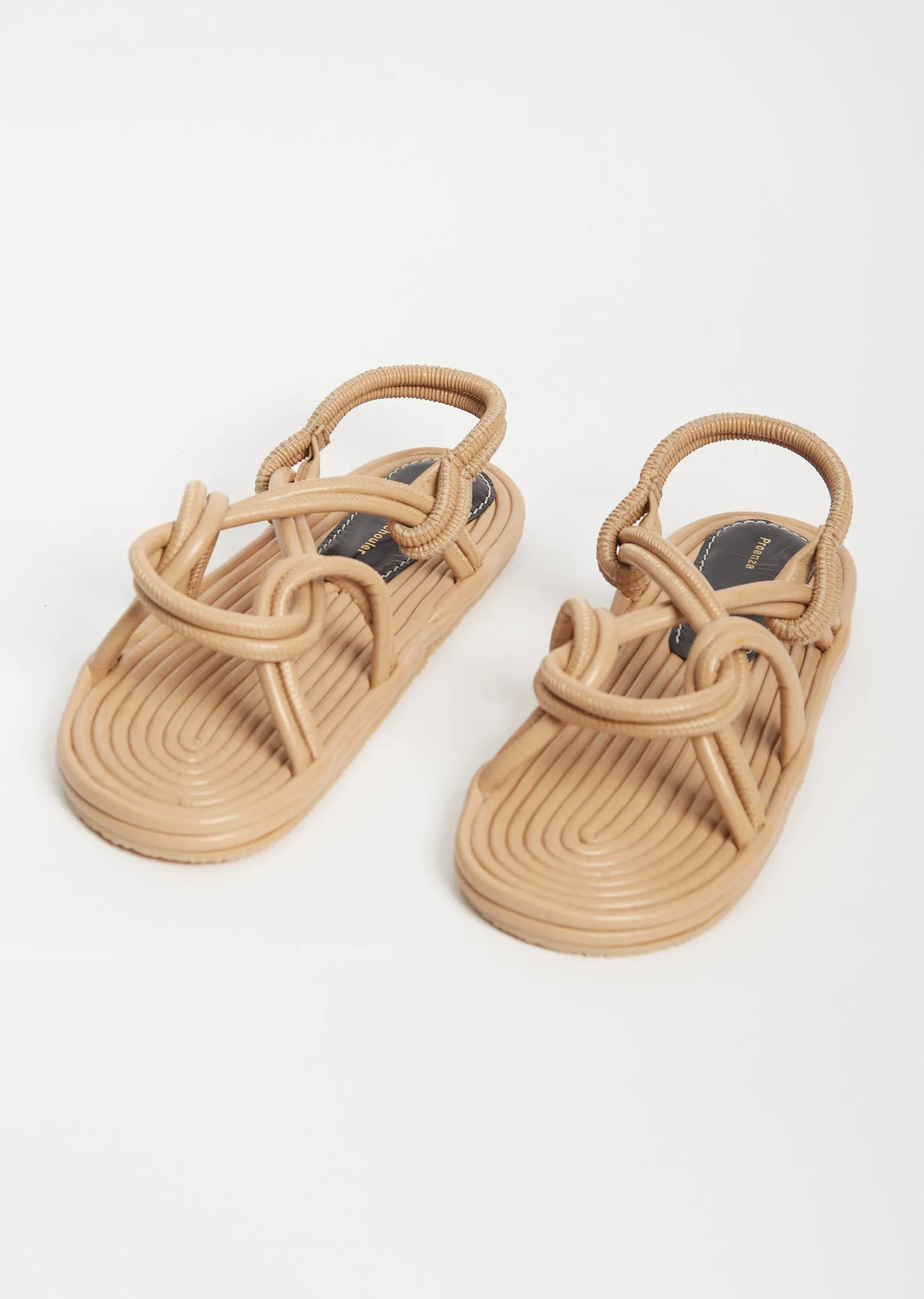 Cable Sandals — Khaky