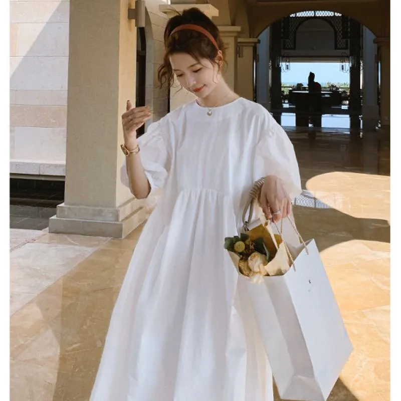 Casual Elegant Over Knee Loose Fit Super Fairy Dress