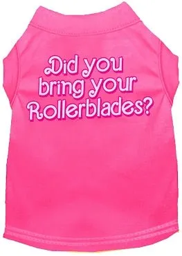 Did You Bring Your Roller Blades? Screen Print Shirt in Many Colors