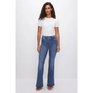 GA Power Stretch Mid Blue Flare Jeans