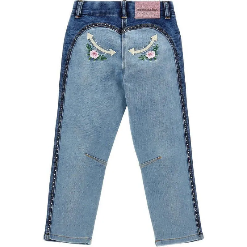 Girls Star Denim Minnie Mouse Jeans