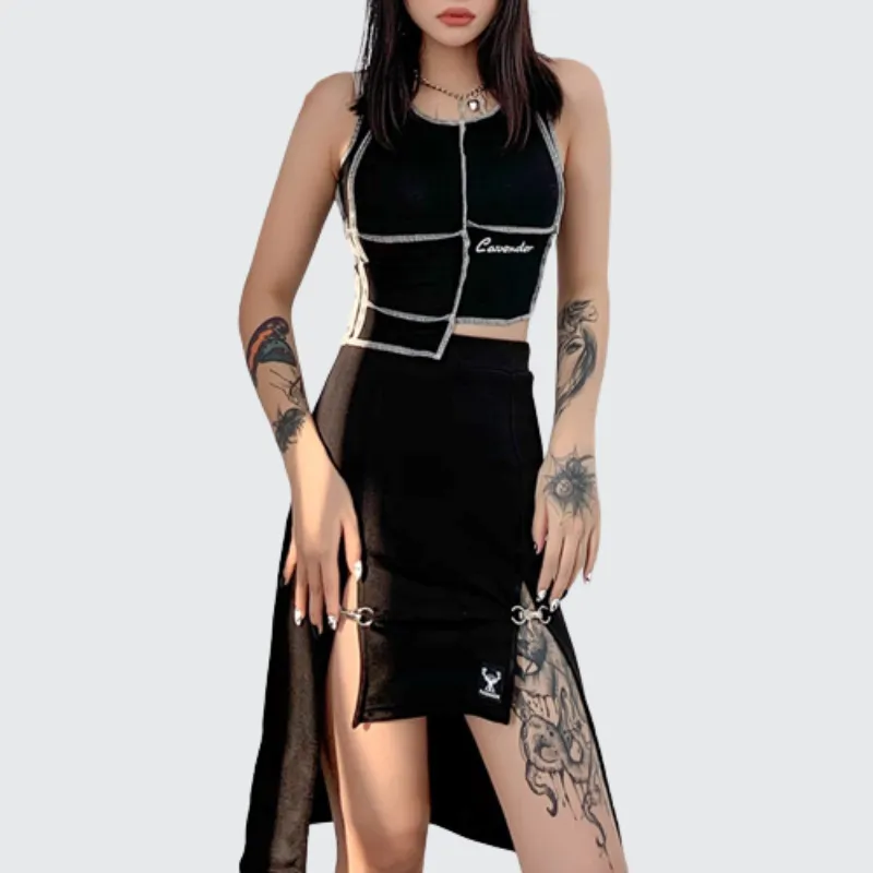 Gothic Patchwork Skirt