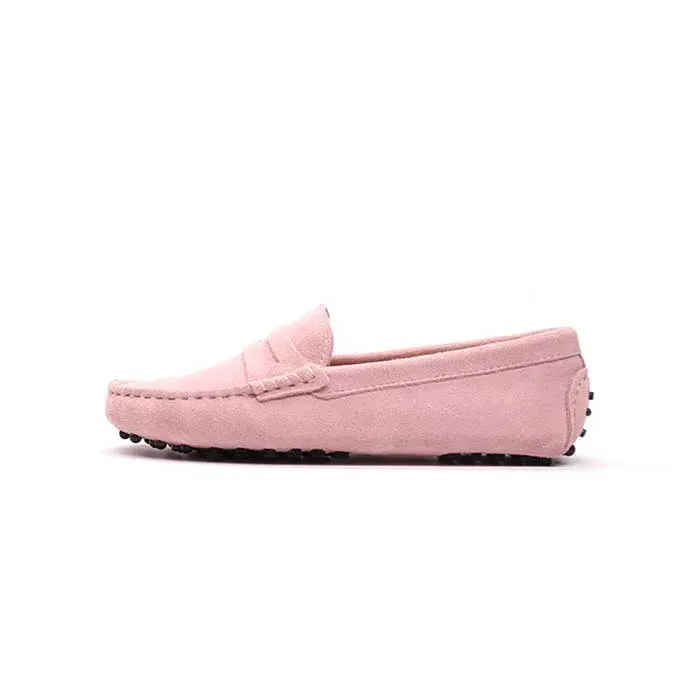 Great Women Genuine Leather Spring Flat Shoes Casual Loafers Slip On Women's Flats Shoes Moccasins Lady Driving Shoes