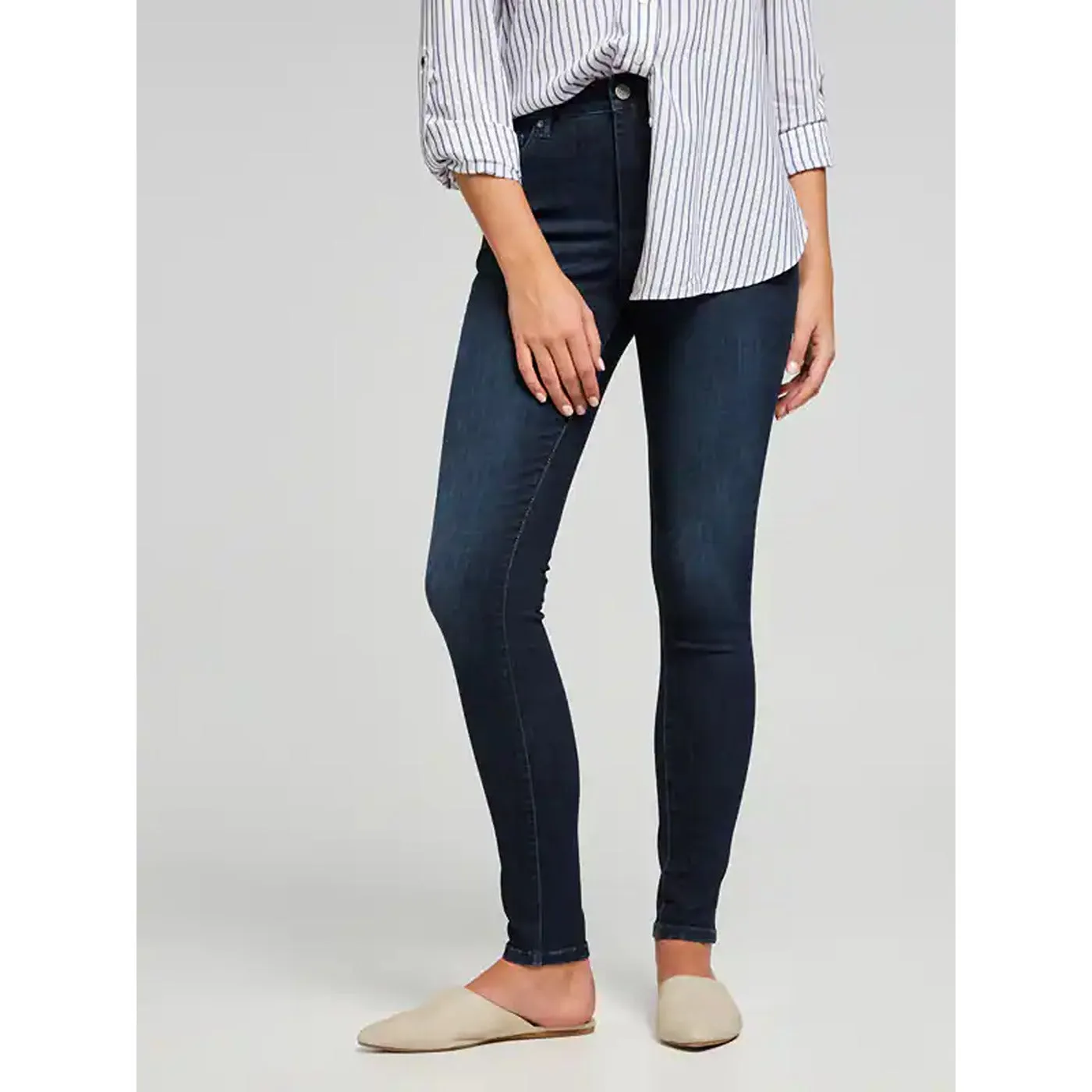 JJ Extra High Rise Dark Skinny Jeans