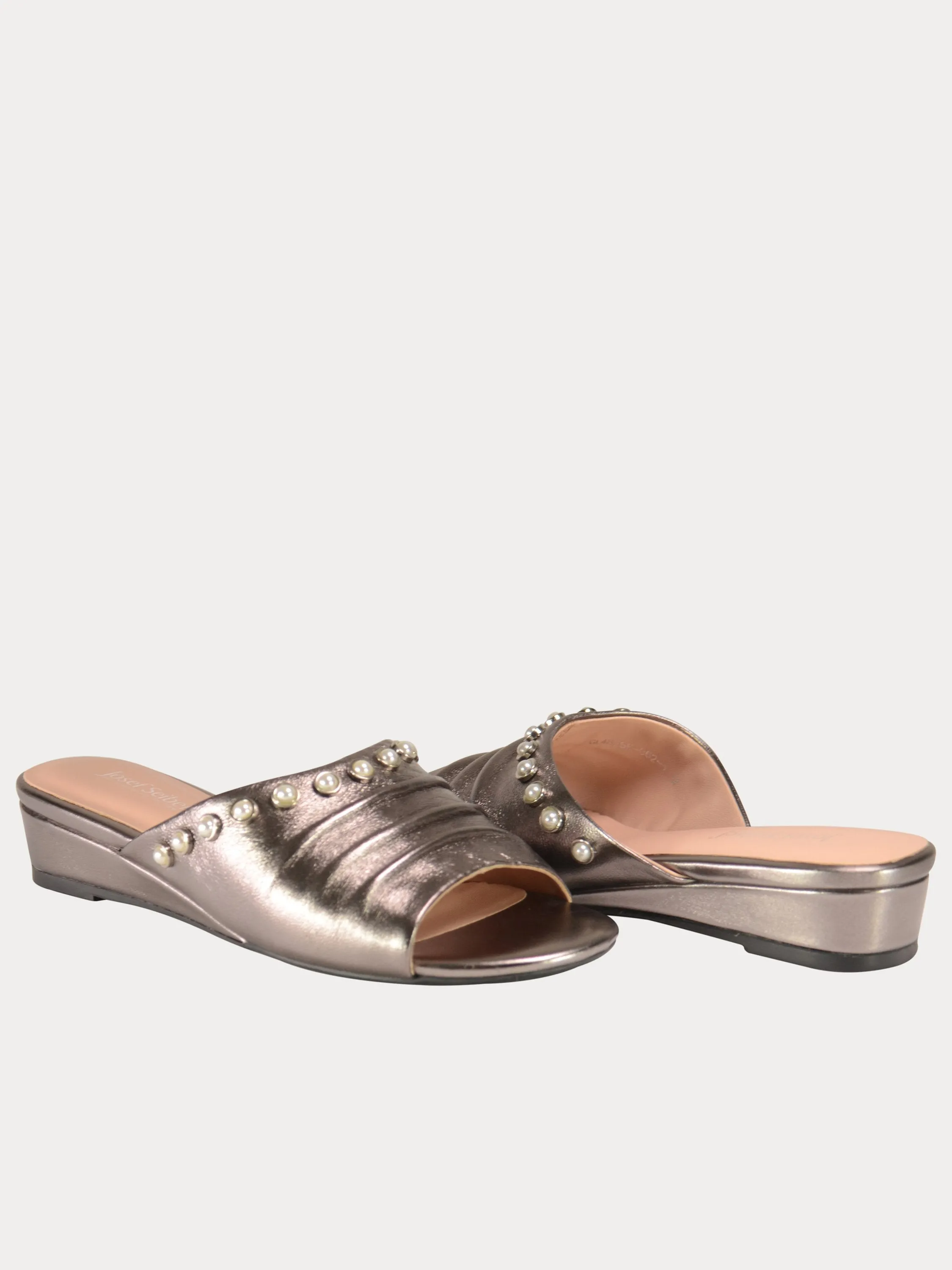 Josef Seibel Pearl Studded Slider Sandals