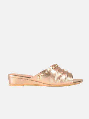 Josef Seibel Pearl Studded Slider Sandals