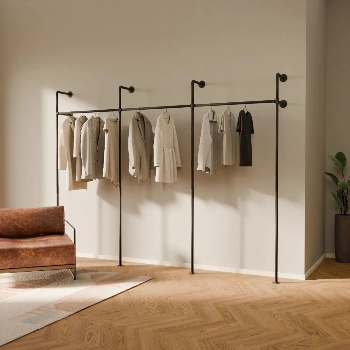 KIM III – Pipe closet system | retail store wall display systems