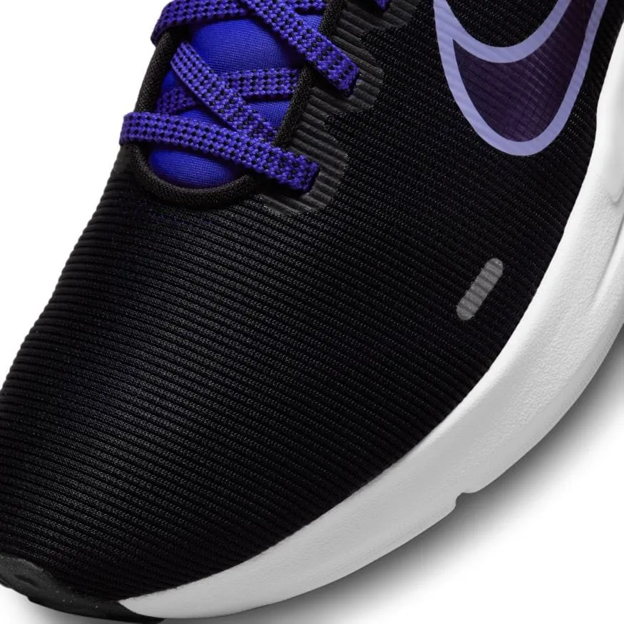 NIKE WOMEN'S DOWNSHIFTER 12 BLACK/PURPLE ROAD RUNNING SHOE