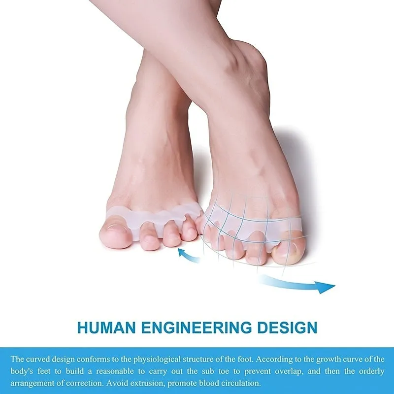 Silicone Toe Correctors Proper Alignment for Bunions  Hammertoes at Home