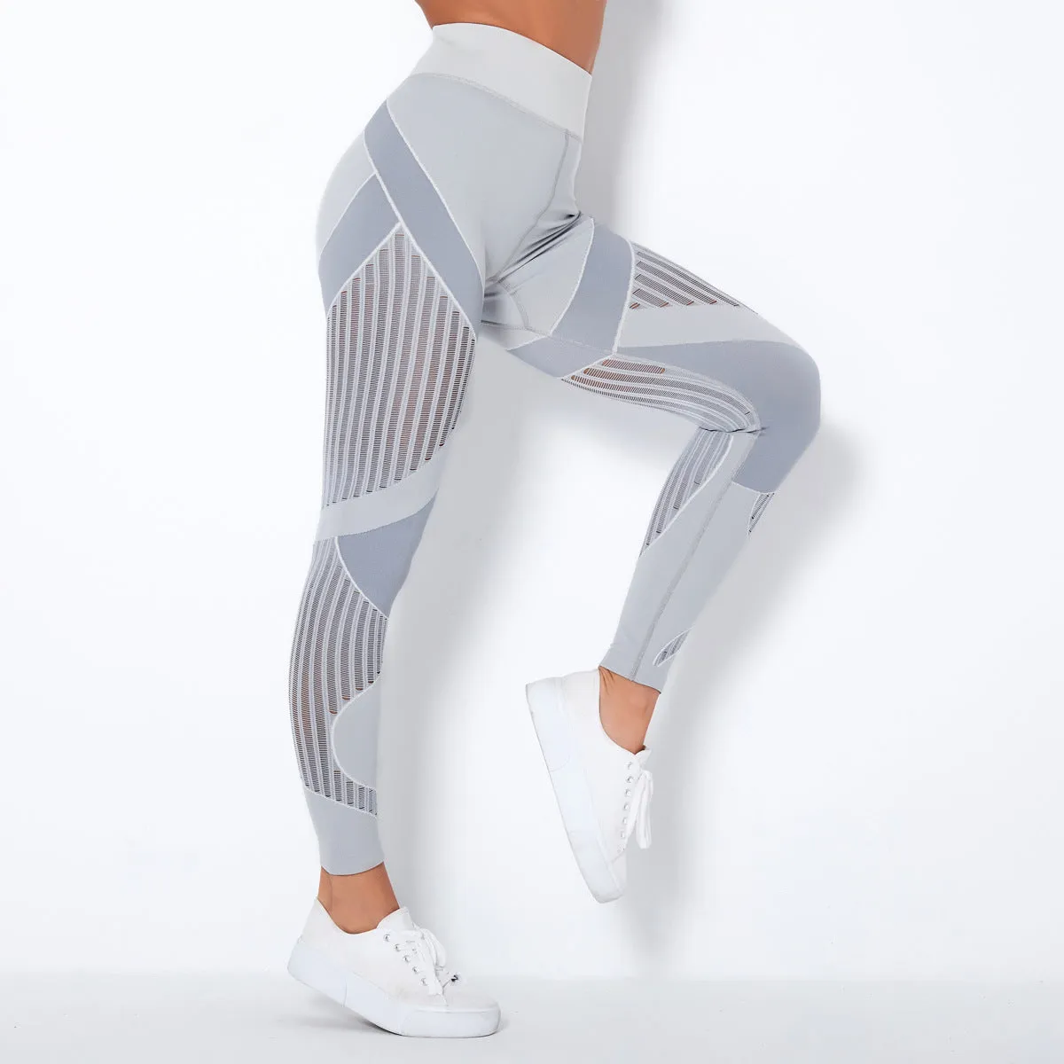 Yogadept hollow out Mesh Breathable Yoga Leggings