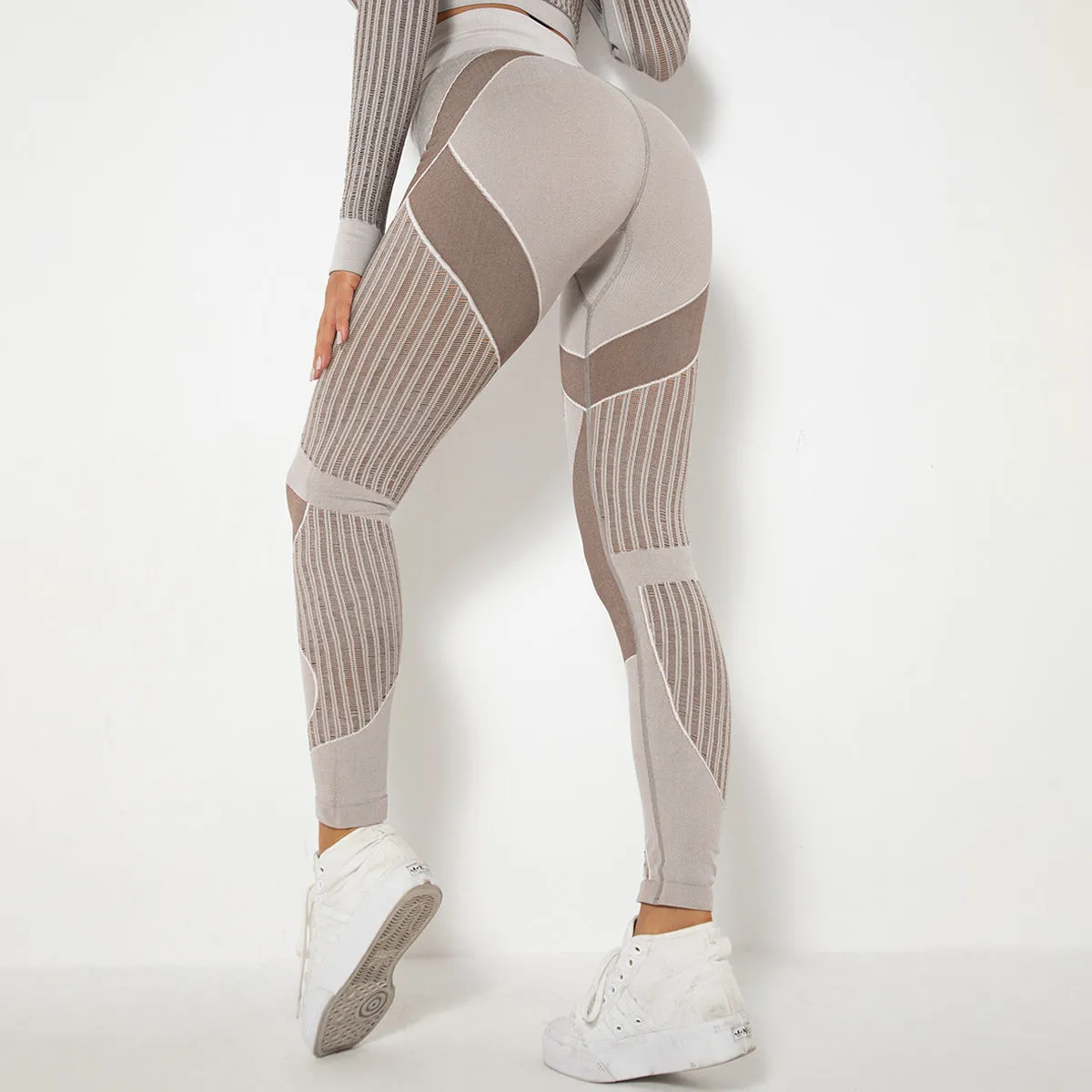 Yogadept hollow out Mesh Breathable Yoga Leggings