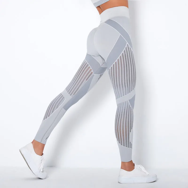 Yogadept hollow out Mesh Breathable Yoga Leggings