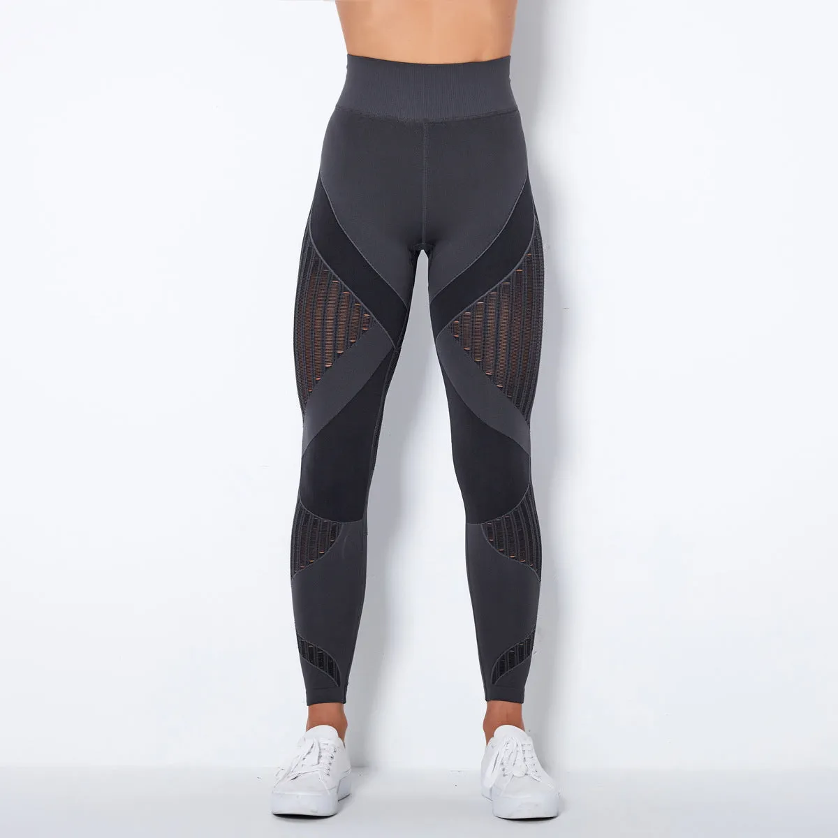 Yogadept hollow out Mesh Breathable Yoga Leggings