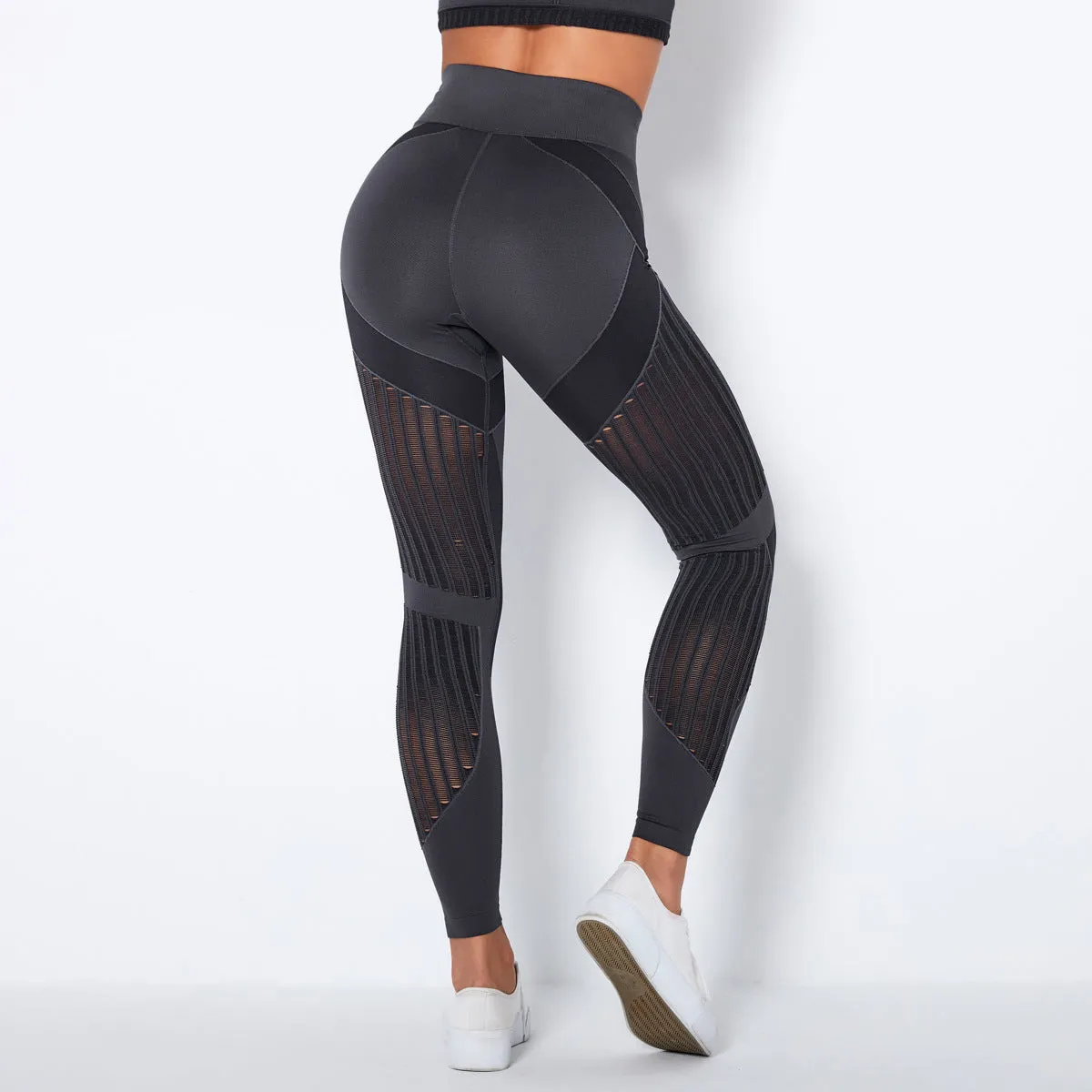 Yogadept hollow out Mesh Breathable Yoga Leggings