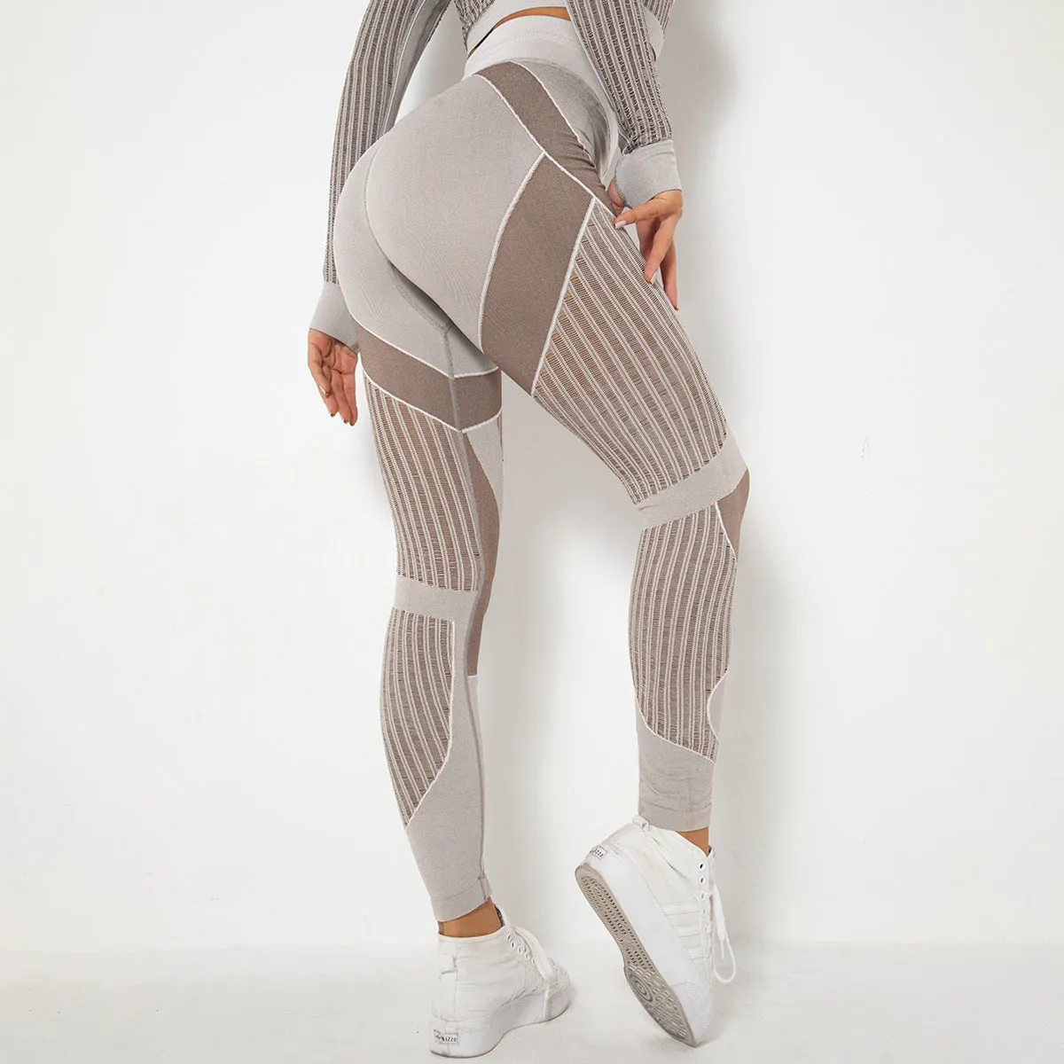 Yogadept hollow out Mesh Breathable Yoga Leggings