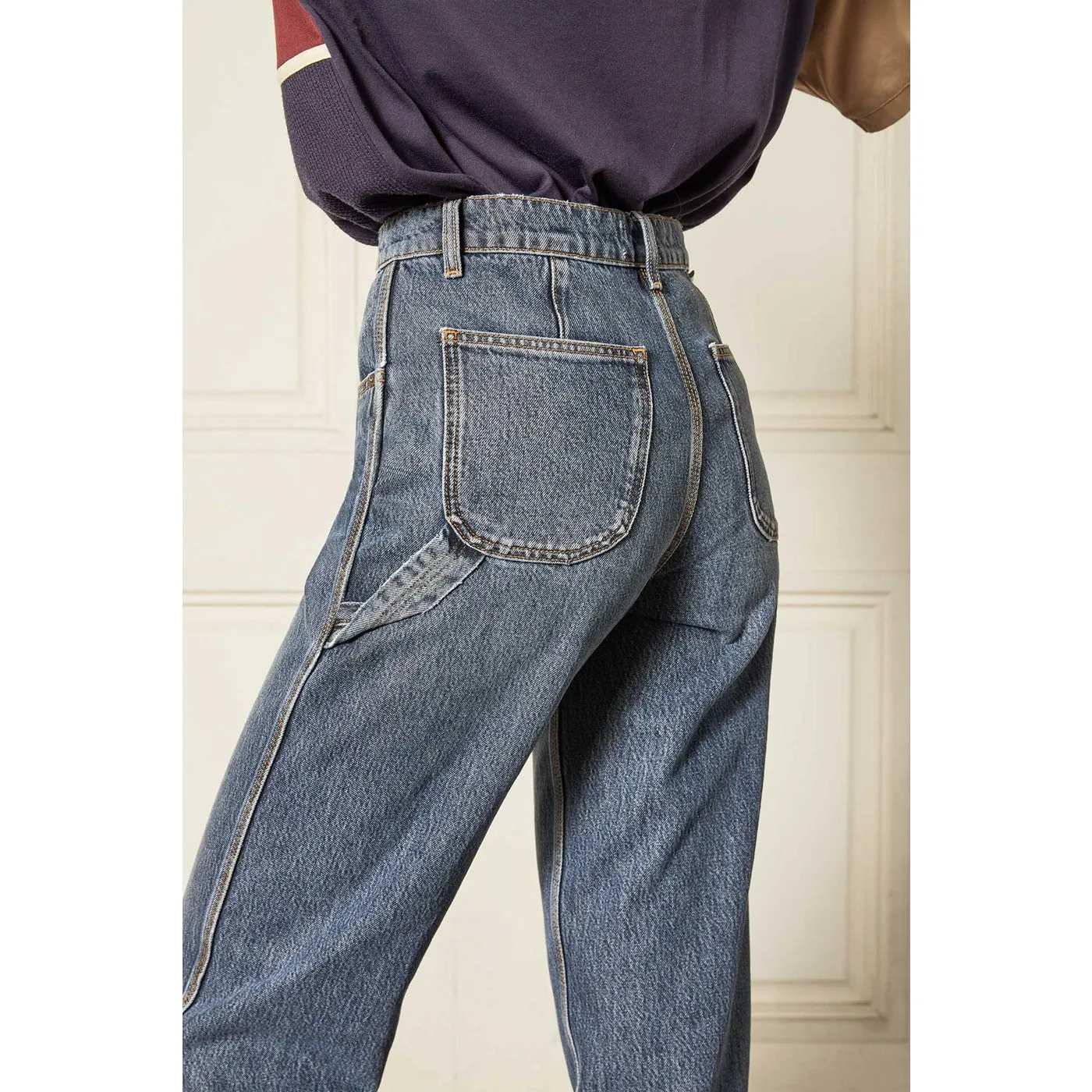 Ziggy Mid Blue Carpenter Jeans