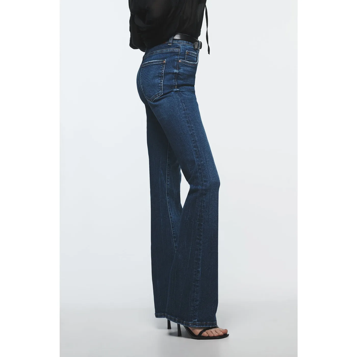 ZR Blue Skinny Flare Jeans